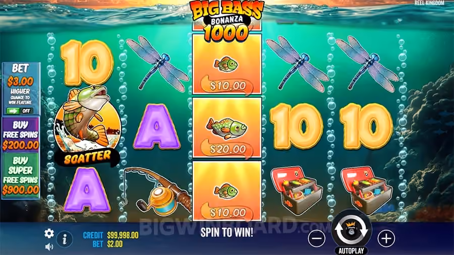 Big Bass Bonanza 1000 by Pragmatic Play — slot gameplay
